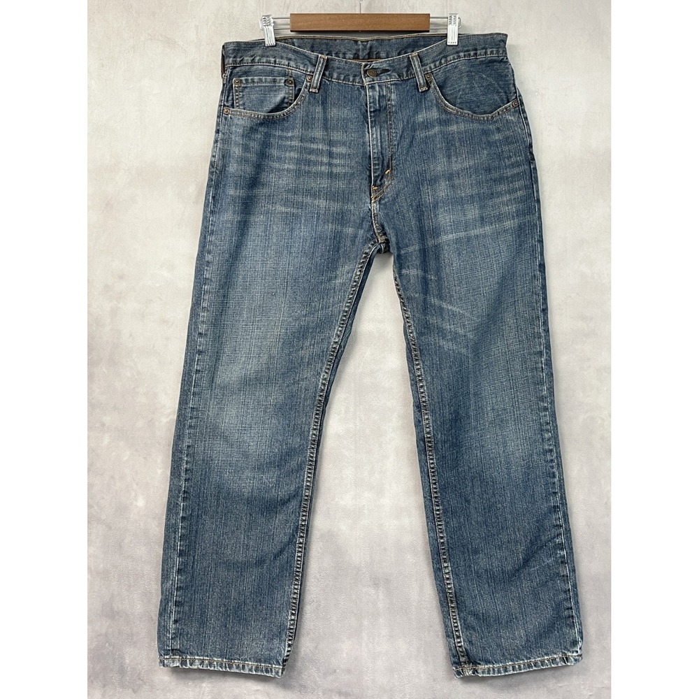 Levis Mens 559 Relaxed Straight Jeans 36x32 Medium Wash Denim Workwear Americana